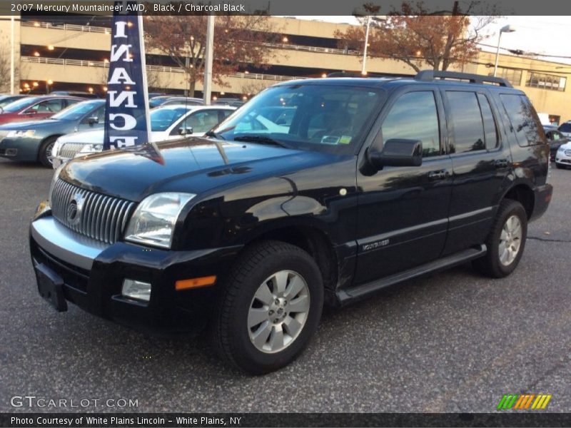 Black / Charcoal Black 2007 Mercury Mountaineer AWD