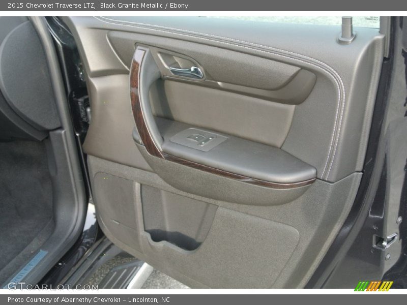 Black Granite Metallic / Ebony 2015 Chevrolet Traverse LTZ