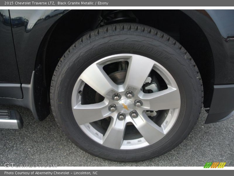 Black Granite Metallic / Ebony 2015 Chevrolet Traverse LTZ