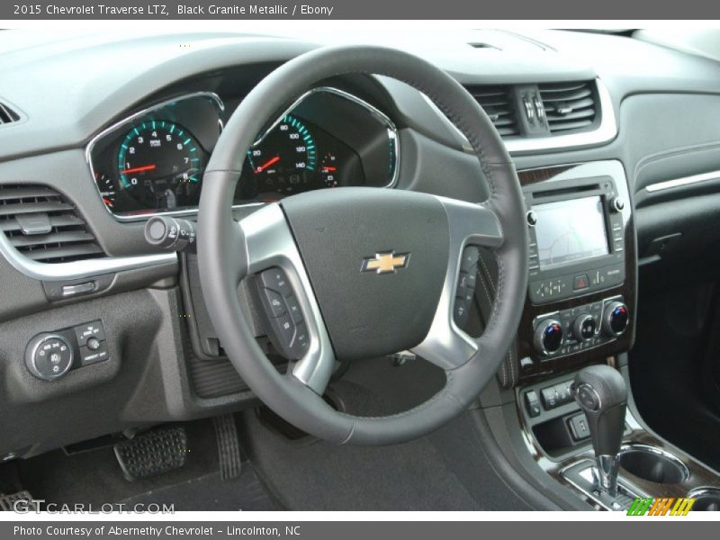 Black Granite Metallic / Ebony 2015 Chevrolet Traverse LTZ