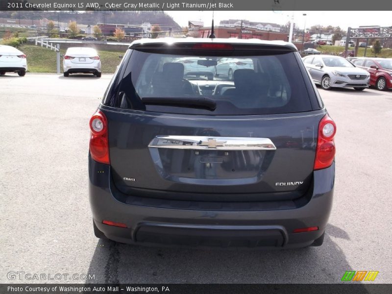 Cyber Gray Metallic / Light Titanium/Jet Black 2011 Chevrolet Equinox LS AWD