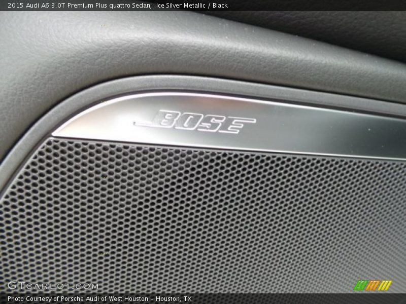 Ice Silver Metallic / Black 2015 Audi A6 3.0T Premium Plus quattro Sedan