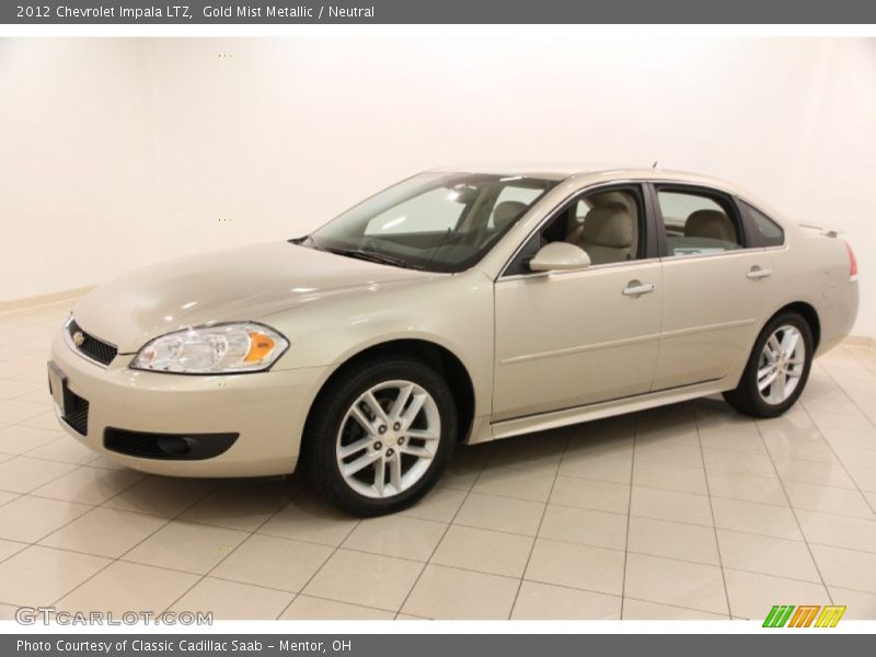 Gold Mist Metallic / Neutral 2012 Chevrolet Impala LTZ