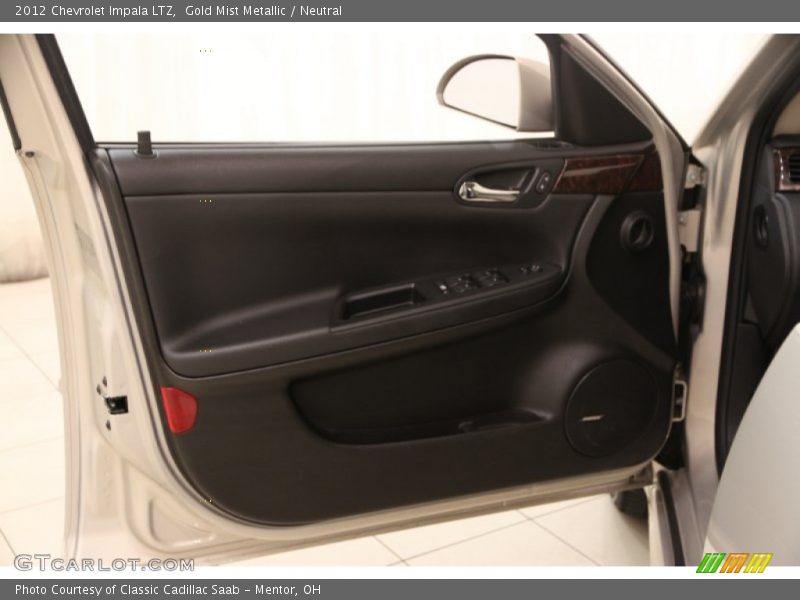 Gold Mist Metallic / Neutral 2012 Chevrolet Impala LTZ