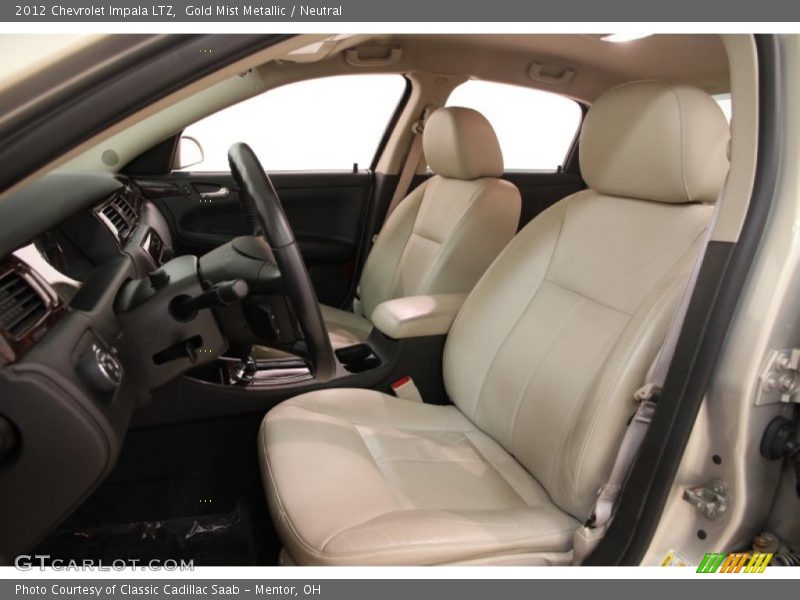 Gold Mist Metallic / Neutral 2012 Chevrolet Impala LTZ