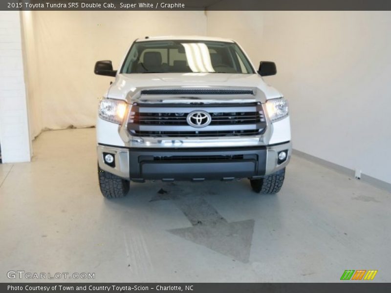 Super White / Graphite 2015 Toyota Tundra SR5 Double Cab
