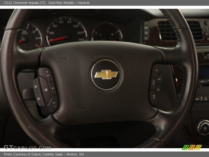Gold Mist Metallic / Neutral 2012 Chevrolet Impala LTZ