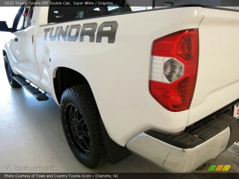 Super White / Graphite 2015 Toyota Tundra SR5 Double Cab