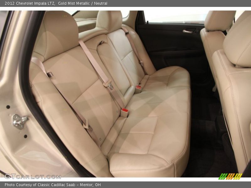 Gold Mist Metallic / Neutral 2012 Chevrolet Impala LTZ