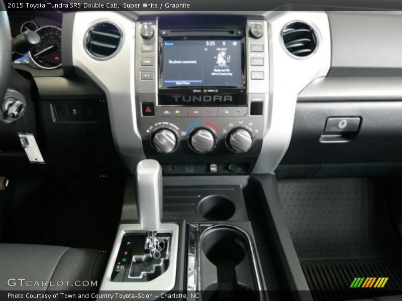 Super White / Graphite 2015 Toyota Tundra SR5 Double Cab