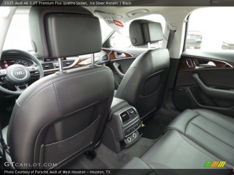 Ice Silver Metallic / Black 2015 Audi A6 3.0T Premium Plus quattro Sedan