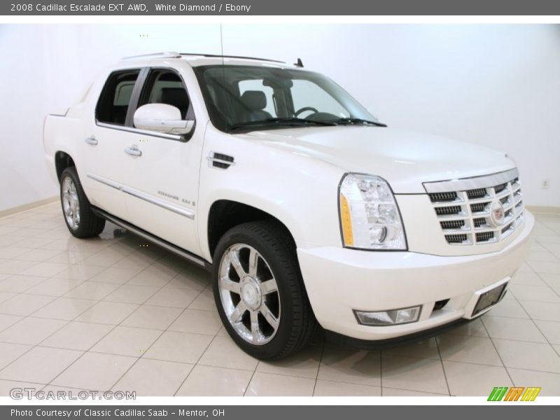 White Diamond / Ebony 2008 Cadillac Escalade EXT AWD