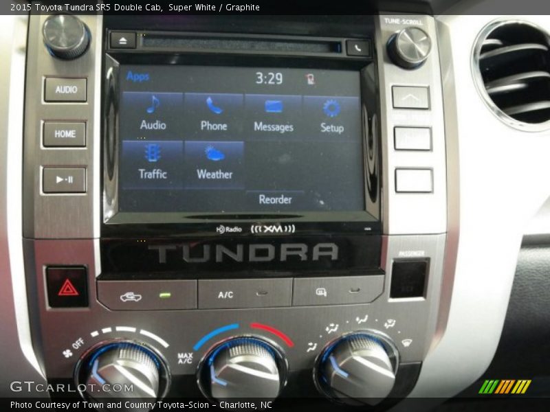Super White / Graphite 2015 Toyota Tundra SR5 Double Cab