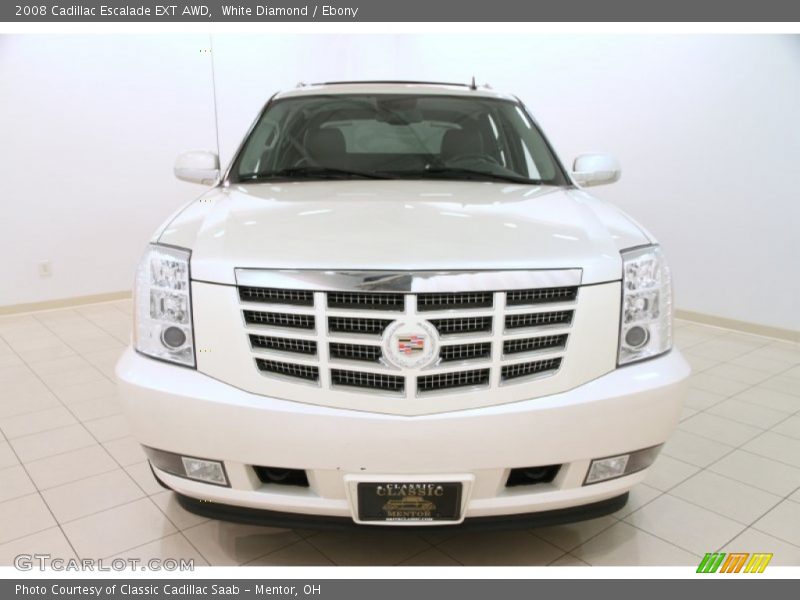 White Diamond / Ebony 2008 Cadillac Escalade EXT AWD