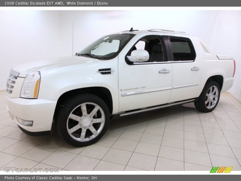 White Diamond / Ebony 2008 Cadillac Escalade EXT AWD
