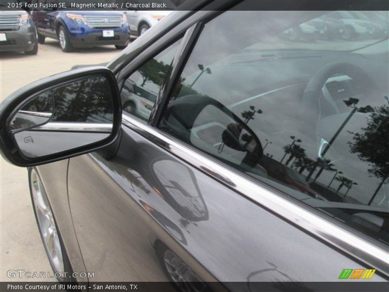 Magnetic Metallic / Charcoal Black 2015 Ford Fusion SE
