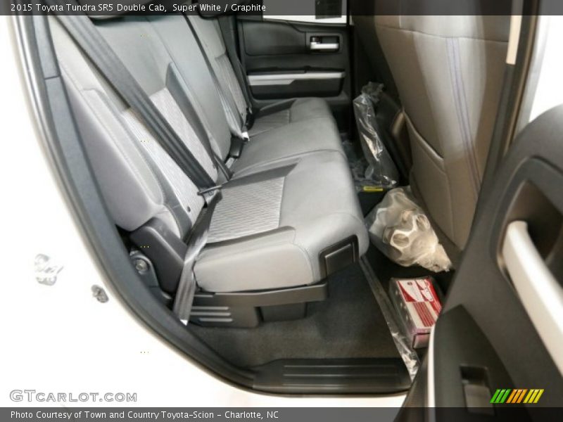 Super White / Graphite 2015 Toyota Tundra SR5 Double Cab