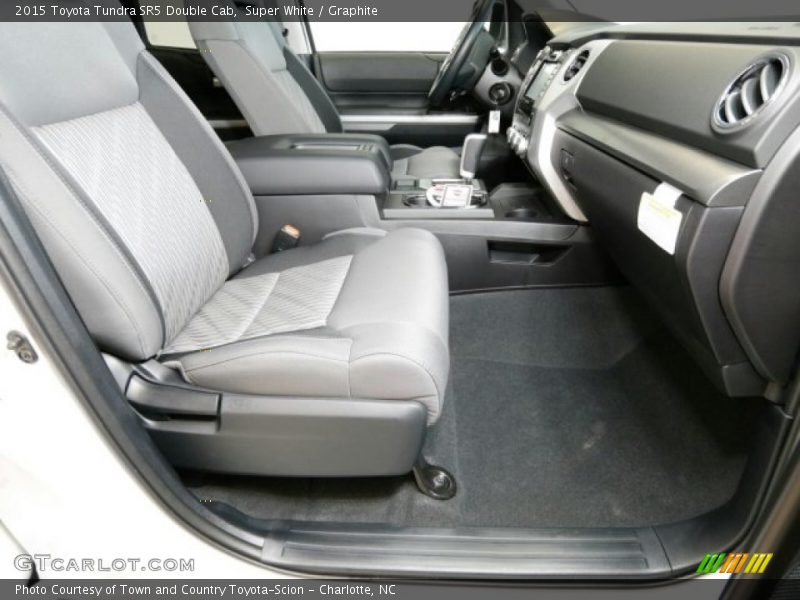 Super White / Graphite 2015 Toyota Tundra SR5 Double Cab