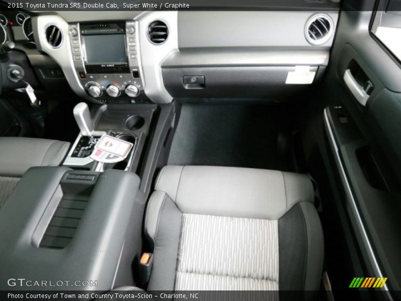 Super White / Graphite 2015 Toyota Tundra SR5 Double Cab