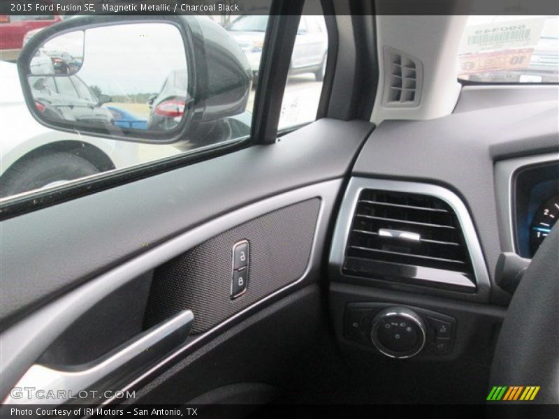 Magnetic Metallic / Charcoal Black 2015 Ford Fusion SE