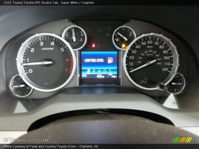 Super White / Graphite 2015 Toyota Tundra SR5 Double Cab