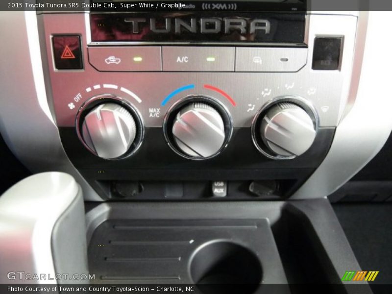 Super White / Graphite 2015 Toyota Tundra SR5 Double Cab