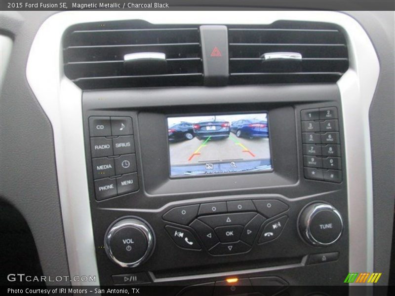 Magnetic Metallic / Charcoal Black 2015 Ford Fusion SE