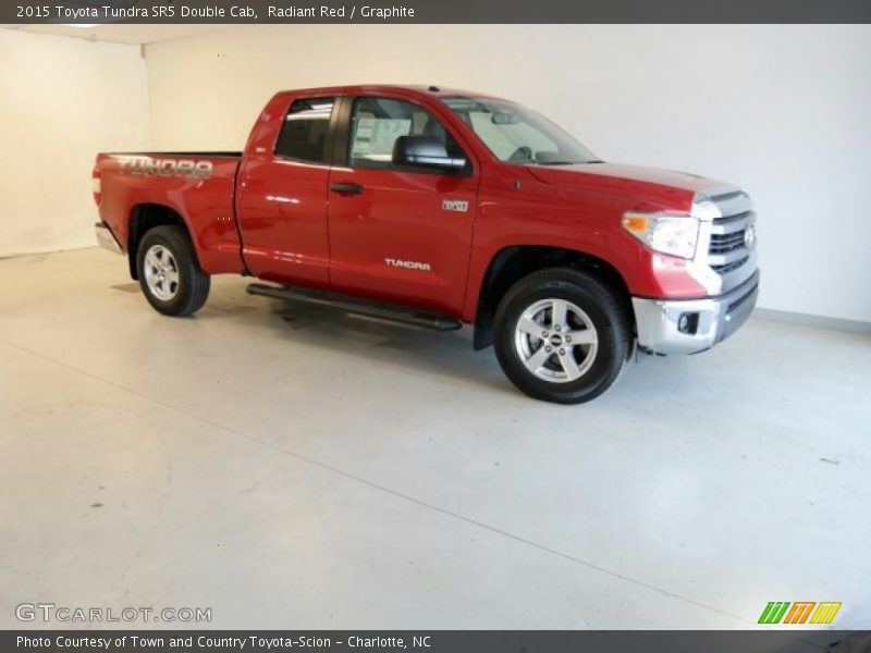 Radiant Red / Graphite 2015 Toyota Tundra SR5 Double Cab