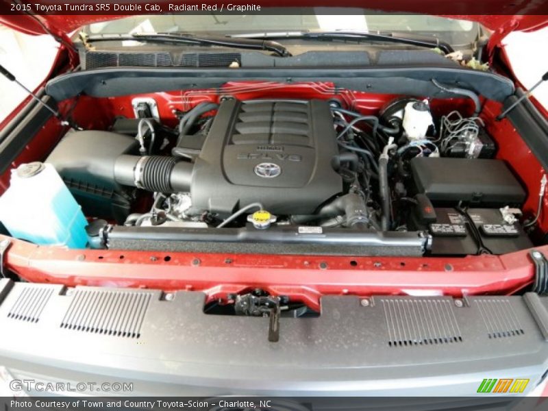 Radiant Red / Graphite 2015 Toyota Tundra SR5 Double Cab