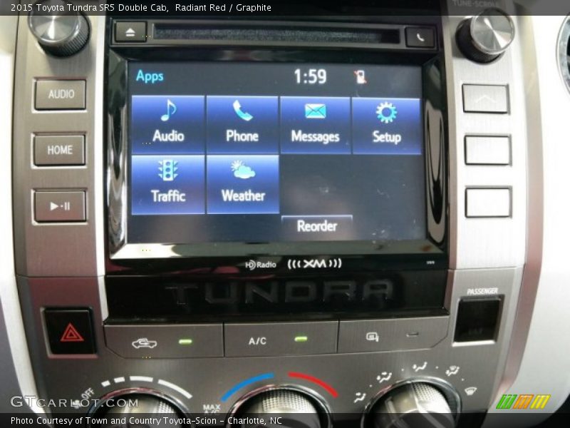 Radiant Red / Graphite 2015 Toyota Tundra SR5 Double Cab