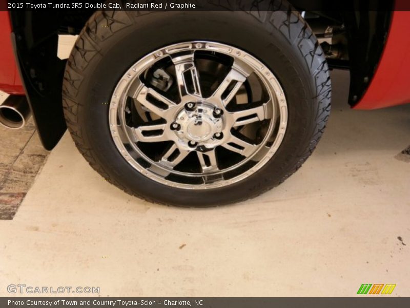 Radiant Red / Graphite 2015 Toyota Tundra SR5 Double Cab