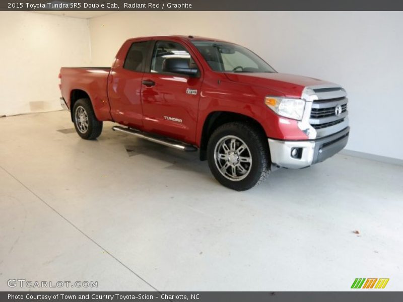 Radiant Red / Graphite 2015 Toyota Tundra SR5 Double Cab