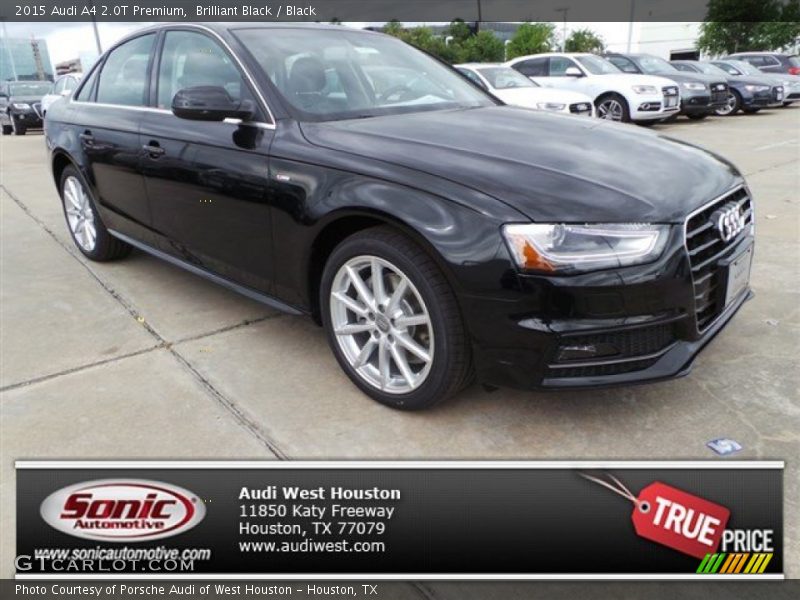Brilliant Black / Black 2015 Audi A4 2.0T Premium