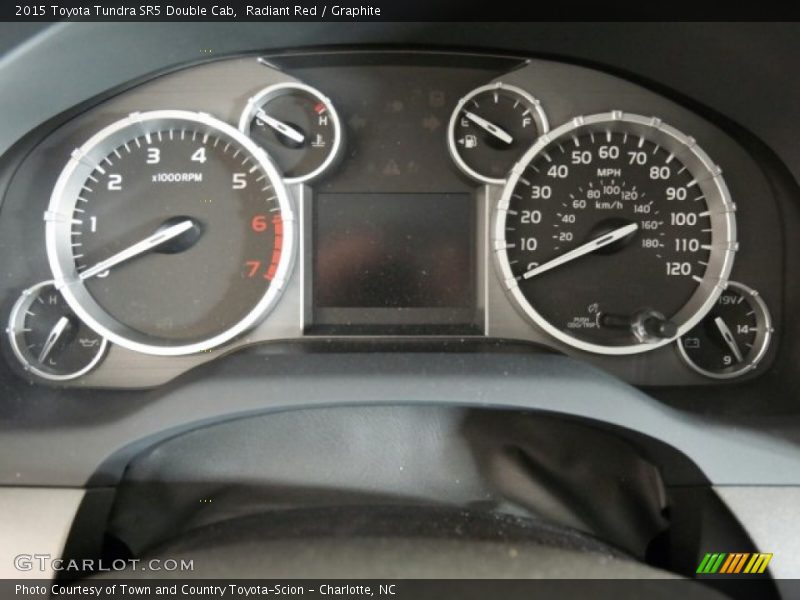 Radiant Red / Graphite 2015 Toyota Tundra SR5 Double Cab