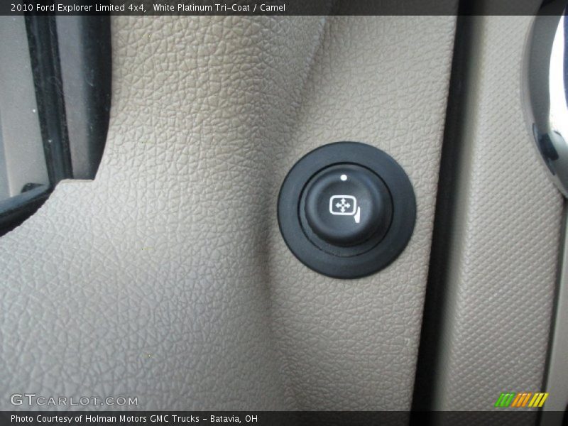 White Platinum Tri-Coat / Camel 2010 Ford Explorer Limited 4x4