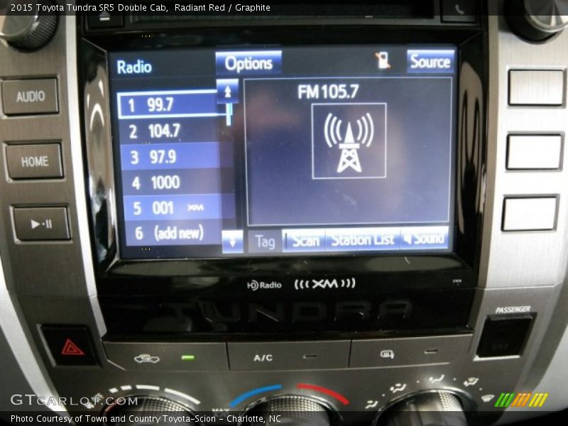 Radiant Red / Graphite 2015 Toyota Tundra SR5 Double Cab