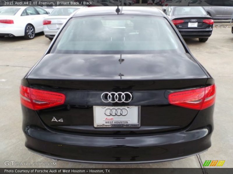 Brilliant Black / Black 2015 Audi A4 2.0T Premium