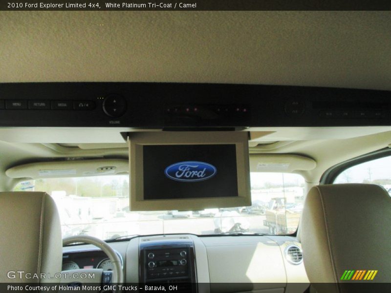 White Platinum Tri-Coat / Camel 2010 Ford Explorer Limited 4x4