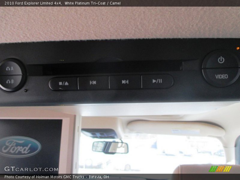 White Platinum Tri-Coat / Camel 2010 Ford Explorer Limited 4x4