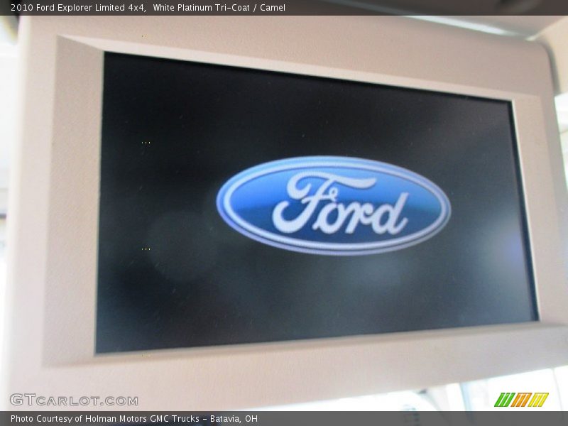 White Platinum Tri-Coat / Camel 2010 Ford Explorer Limited 4x4
