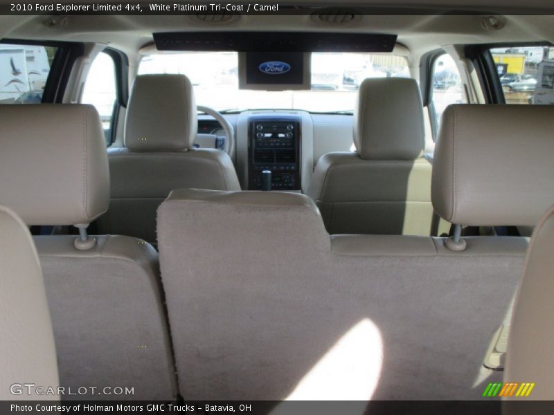 White Platinum Tri-Coat / Camel 2010 Ford Explorer Limited 4x4