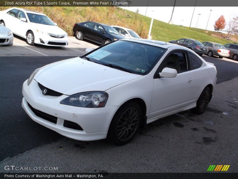 Premium White Pearl / Titanium 2006 Acura RSX Type S Sports Coupe