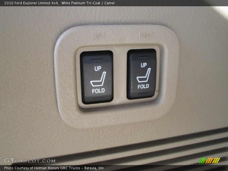 White Platinum Tri-Coat / Camel 2010 Ford Explorer Limited 4x4