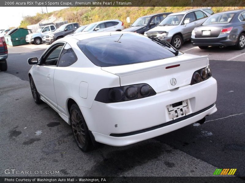Premium White Pearl / Titanium 2006 Acura RSX Type S Sports Coupe