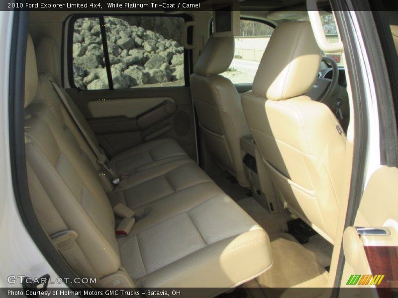 White Platinum Tri-Coat / Camel 2010 Ford Explorer Limited 4x4