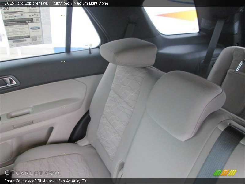 Ruby Red / Medium Light Stone 2015 Ford Explorer FWD