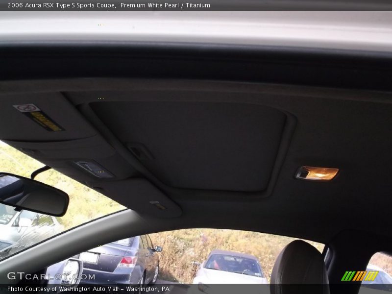 Premium White Pearl / Titanium 2006 Acura RSX Type S Sports Coupe