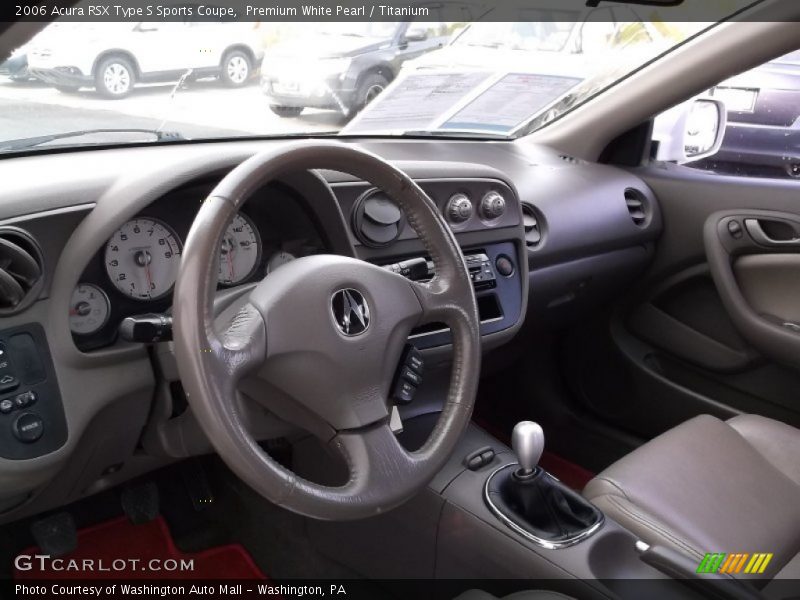 Premium White Pearl / Titanium 2006 Acura RSX Type S Sports Coupe