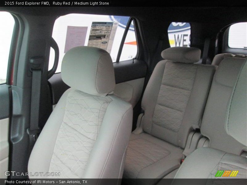 Ruby Red / Medium Light Stone 2015 Ford Explorer FWD