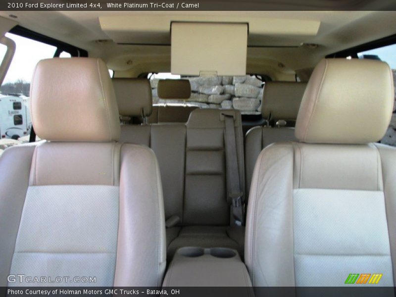 White Platinum Tri-Coat / Camel 2010 Ford Explorer Limited 4x4